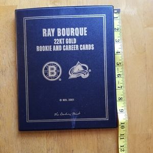 Ray Bourque 22kt gold card set